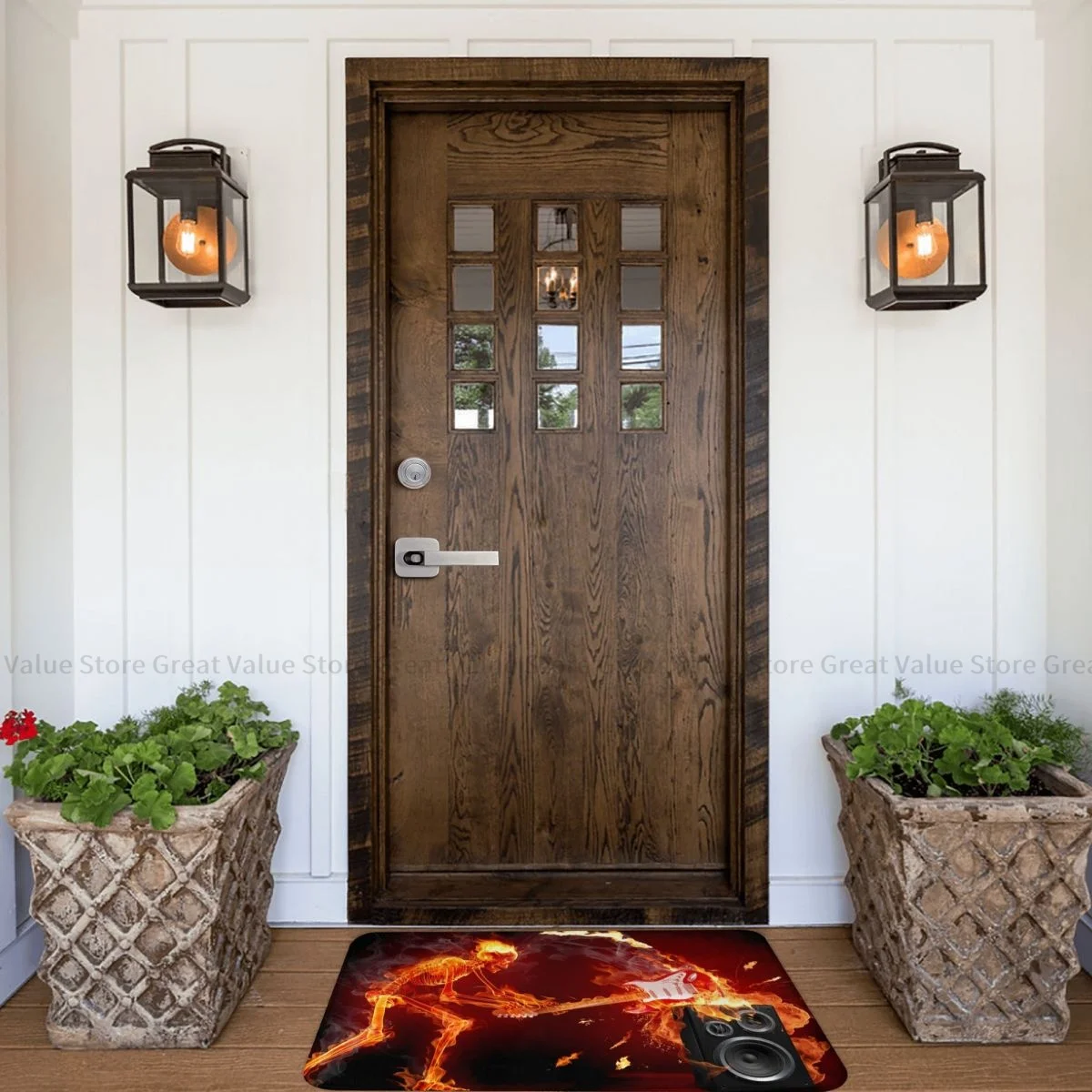 Music Guitar Bathroom Non-Slip Carpet Graphic Bedroom Mat Entrance Door Doormat Home Decoration Rug images - 6