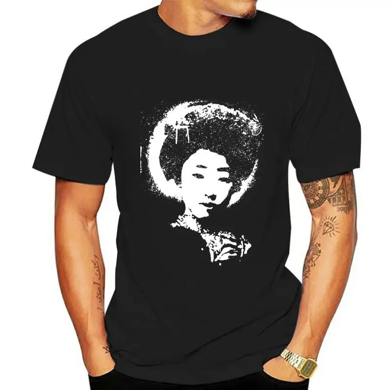 

geisha shirt japanese shirt japan shirt men Women sizes Hand Screenprinted