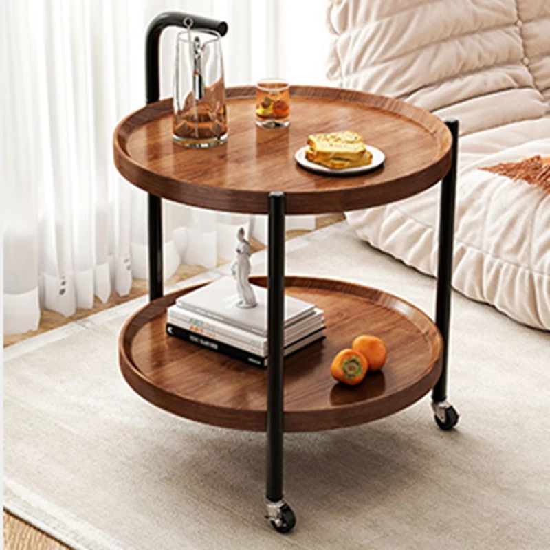 

Роскошные журнальные столики гостиная современный дизайн, деревянный круглый диван, боковой столик, Минималистичная Скандинавская мебель для салона, домашняя мебель