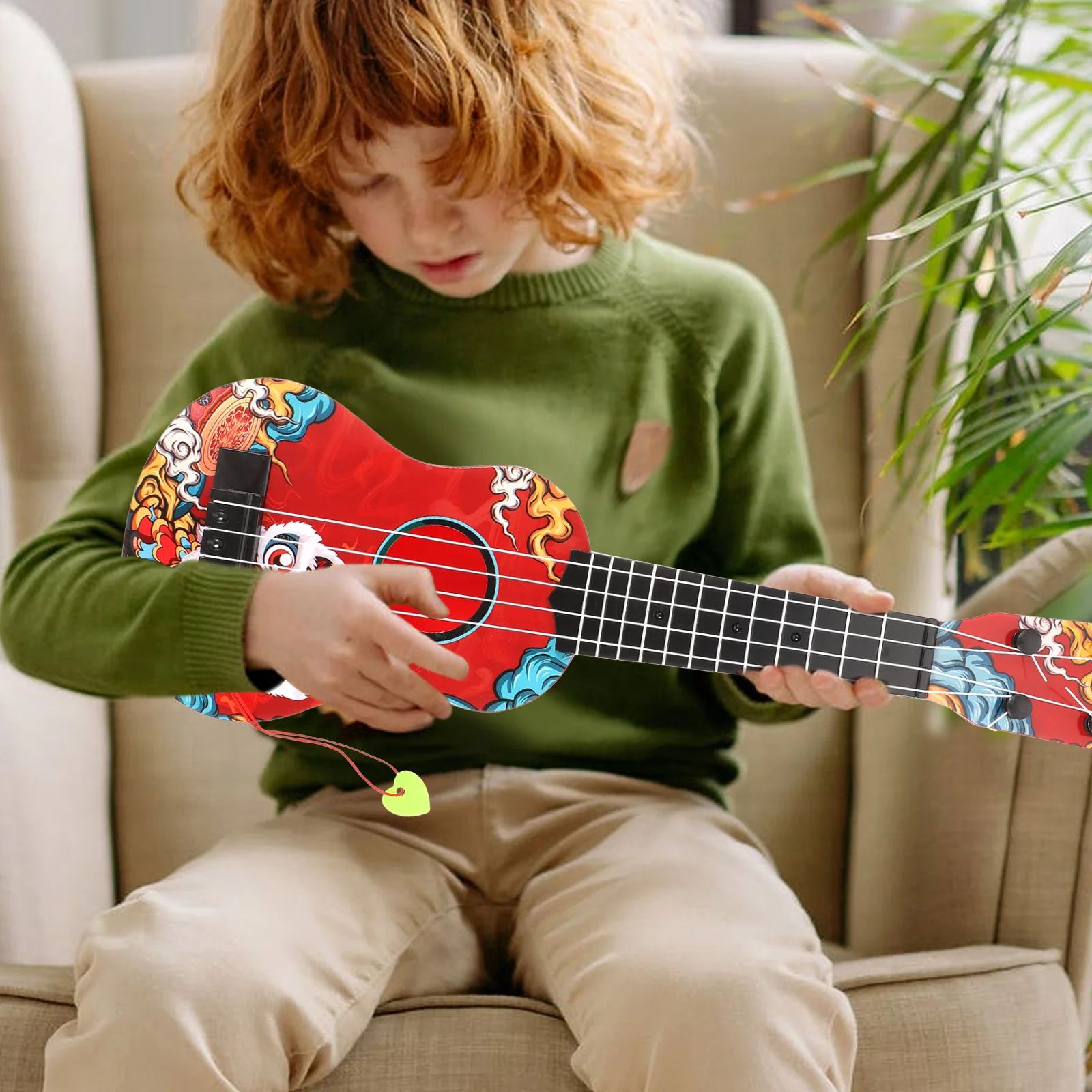 

Children's Ukulele Lovely Guitar Mini Gift Toy Kids Model Space Toys Early Education Beginner Imitation