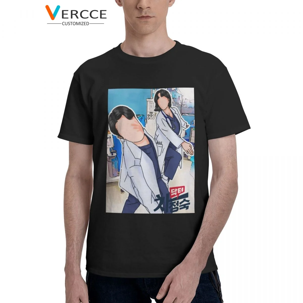 

Doctor Cha Kdrama Poster T Shirt Cotton High Quality Tees Clothing Mens Women Tshirt Gift Idea