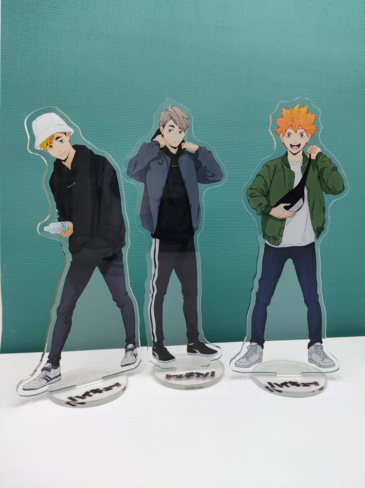Игра Хайкю!! Shoyo Hinata Tetsurou Kuroo Косплей Повседневная одежда Покупки Стоячий знак