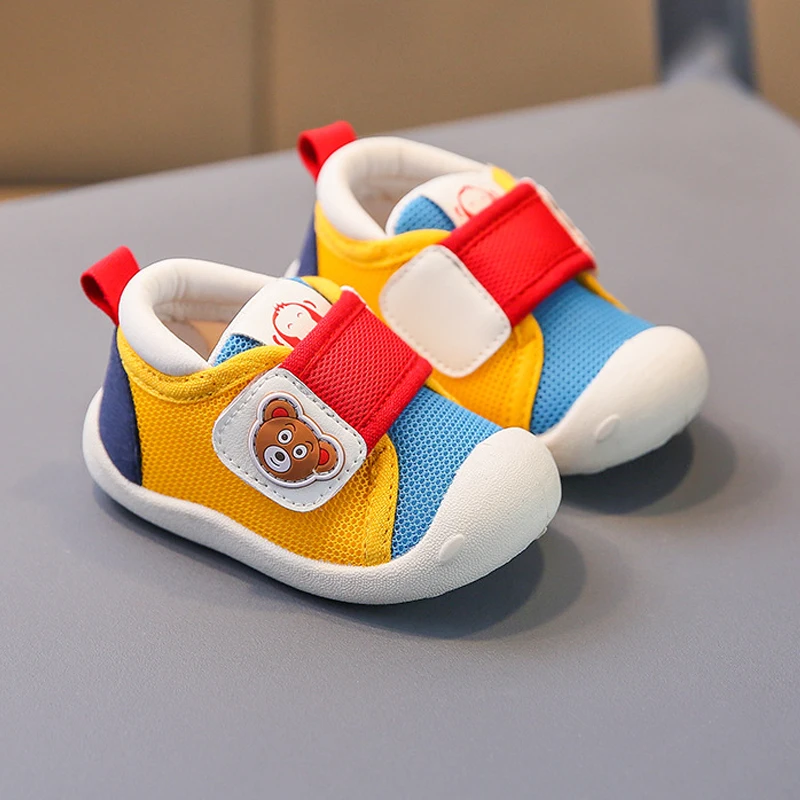 0-4 Years Soft Sole Baby Casual Shoes Spring Autumn Boys Sneakers Breathable Mesh Toddler Shoes Girls Infant First Walkers Shoes