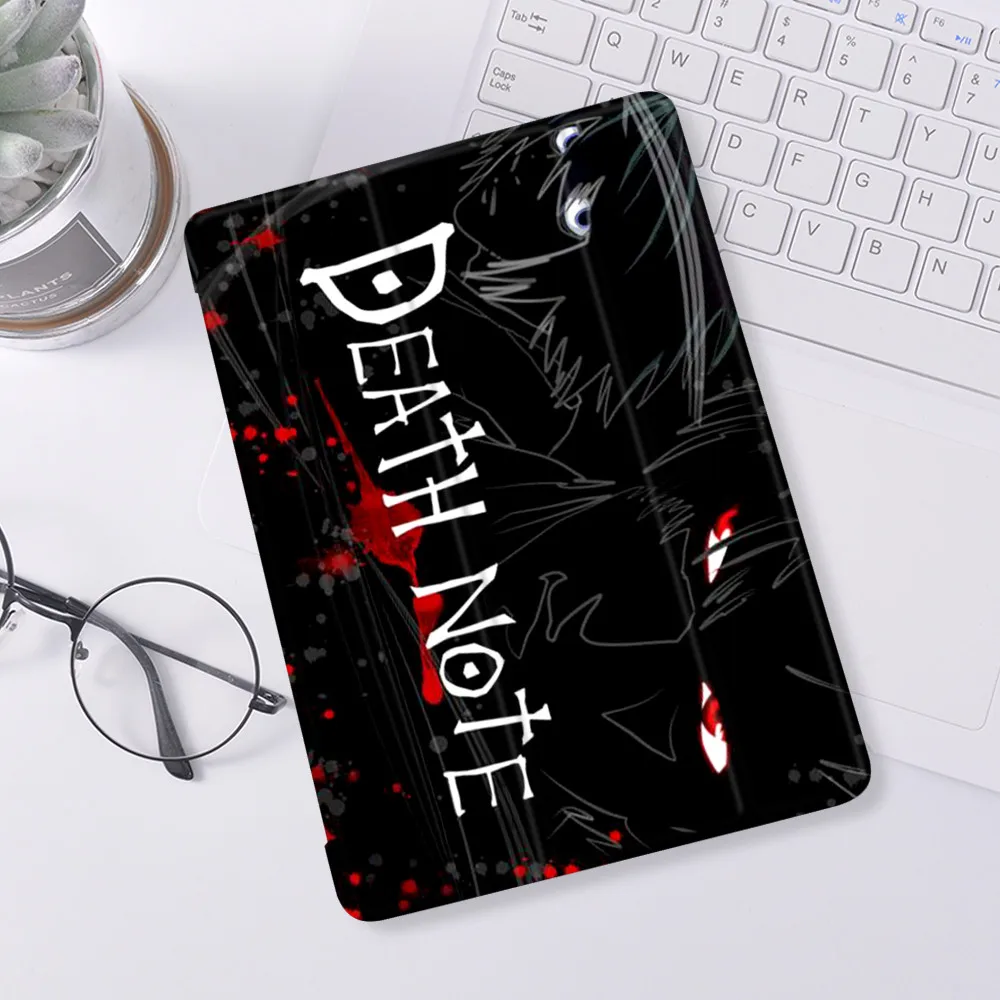 

Japan Anime Death Note Cover For iPad Air 4 Case Air 2 8th Generation Funda Smart Tablet Pro 11 Case 2020 9.7 6th 5th Mini 5