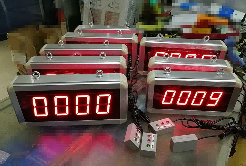 Светодиодный электронный индукционный счетчик 4-значный цифровой трубчатый