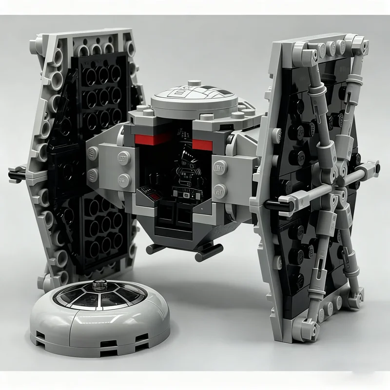 Фото 202 шт. MOC, лучшие подарки, покупка TIE, звездная боевая модель, строительные рождественские подарки, блоки, игрушечное строительство, креативная идея, образование №3