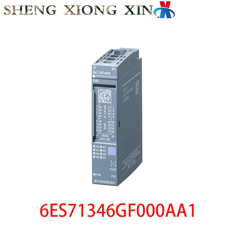 1шт 100% НОВЫЙ 6ES7134-6GF00-0AA1 ВХОДНОЙ МОДУЛЬ SIMATIC ET 200SP AI 8xI 2-/4-проводной Промышленная
