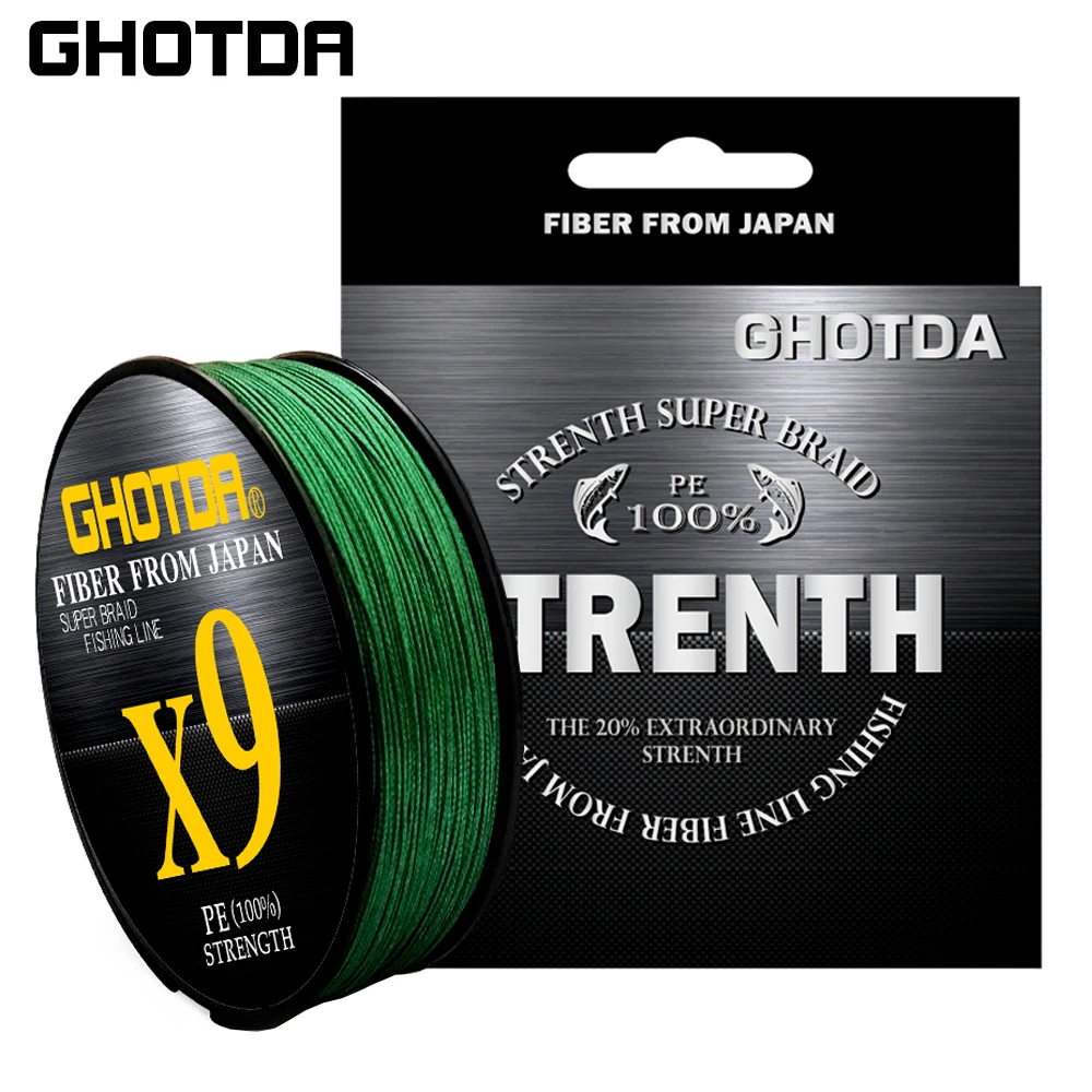 

12 Strands 9Strands Multifilament 100m Fishing Line 13.2-132LB Japan Floating Line Pesca Fly Fishing Line