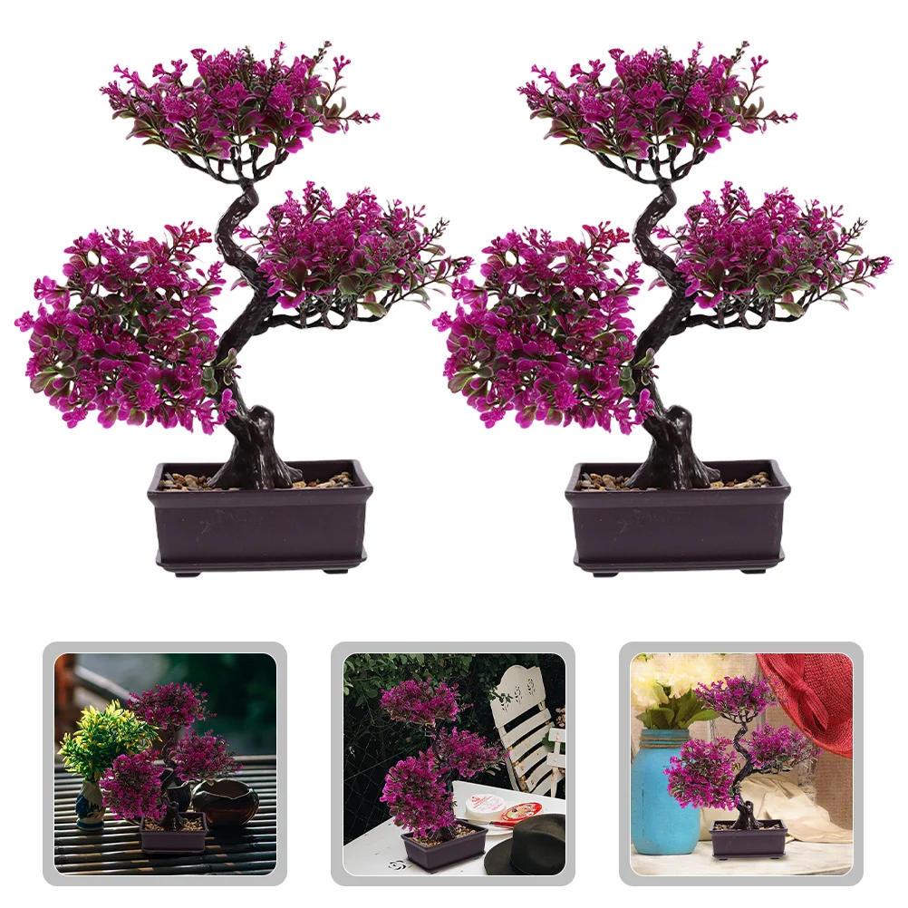 

Bonsai Fake Green Tree Ornament False Statue Artificial Simulation Potted