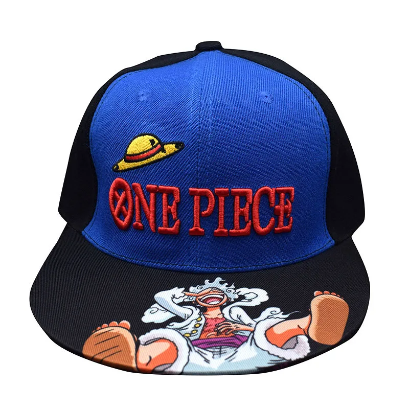 Фото Бейсболки One Piece Hot Anime Luffy для мужчин и женщин, регулируемые, с мультяшным принтом, для косплея, спортивные, солнцезащитные, подарки №3