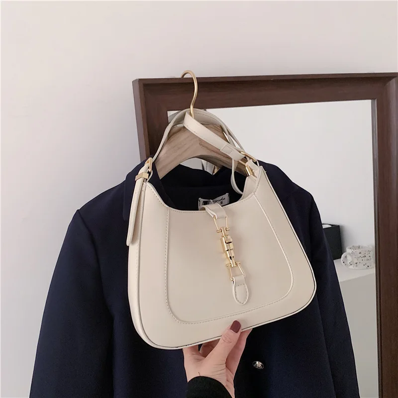 

Top Quality Luxury Brand Purses and Handbags Designer Leather Shoulder Crossbody Bags for Women Dual Straps Underarm Sac A Main