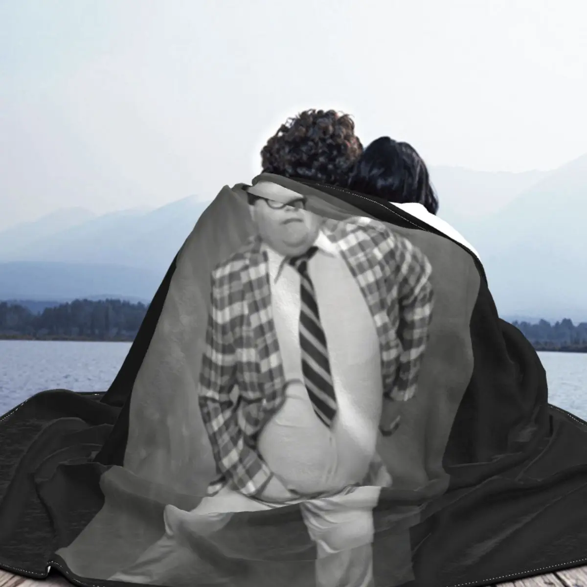 Крис Фарли Классический Snl Fat Guy Photo Soft Fit Новое одеяло S M L Xl 2X 3X Rock в продаже