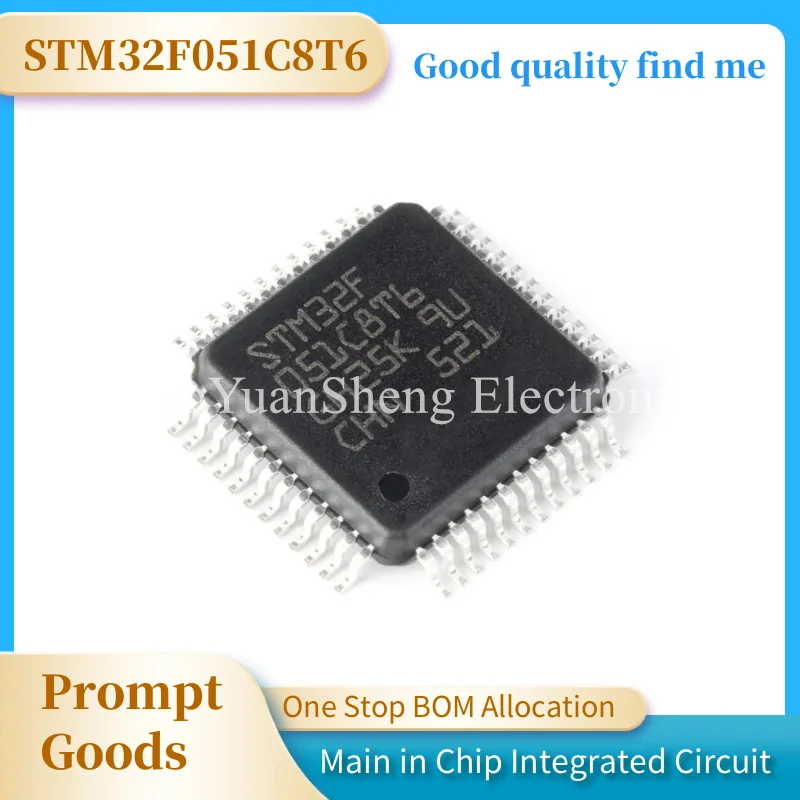 

STM32F051C8T6 STM32F051C8 STM32F051 STM32F STM32 STM IC MCU Chip LQFP-48