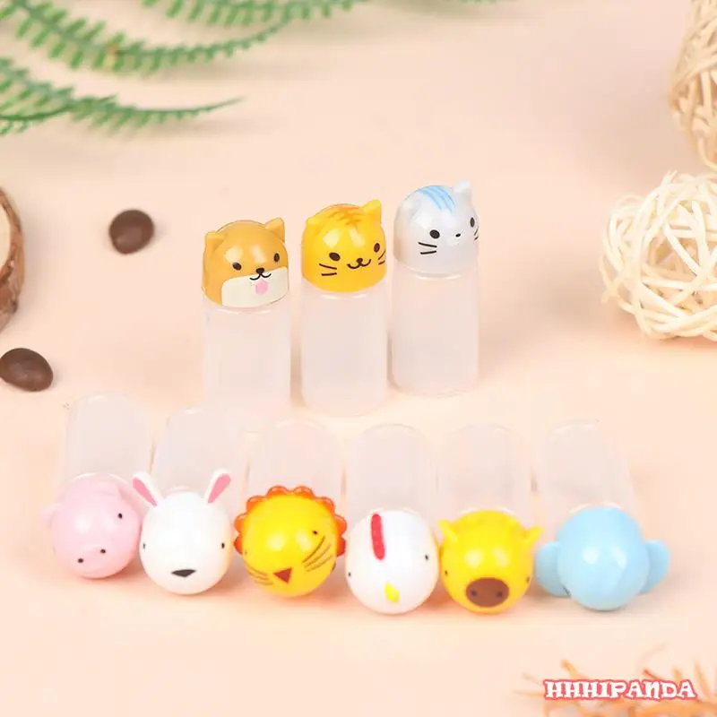 

1PC 1:6 Dollhouse Miniature Mini Cartoon Animal Water Cup Kettle Can Hold Water Dollhouse Accessor Home Decor Kitchen Supplies