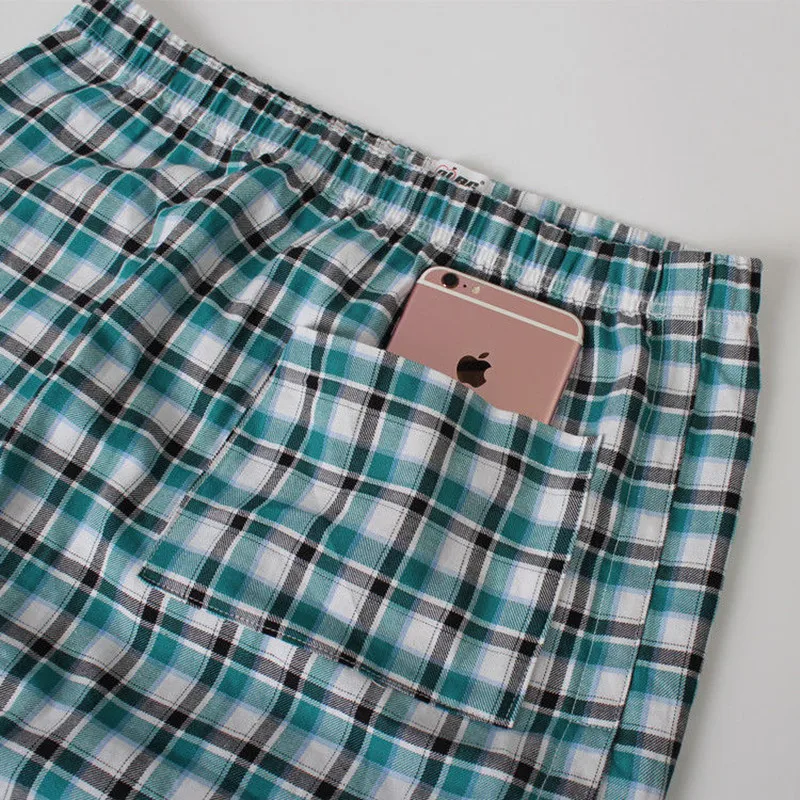 Men Cotton Underwear Sleep Bottoms Sexy Pajamas Male Bathrobe Sleepwear Kimono Casual Loose Home Wear