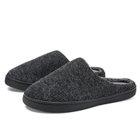 unisex slippers winter bedroom knitted fabric casual flats plush soft home soft sole socks slippers warm platform cotton shoes