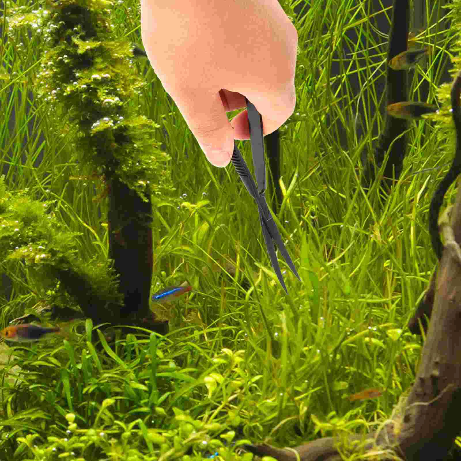 Ножницы для водной пружины ножницы машинка стрижки аквариума портативный