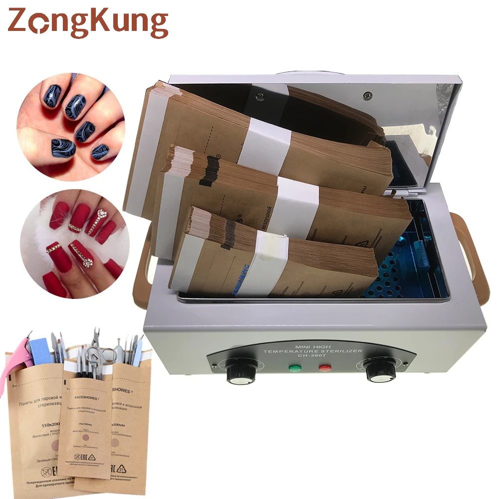 

100/200 шт./упаковка, одноразовые мешки для стерилизации ногтей