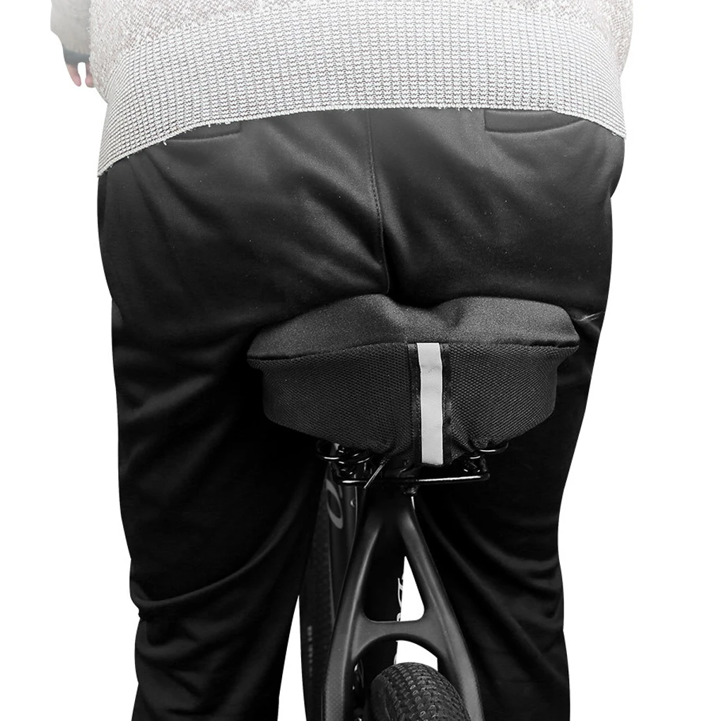 

Велосипедные сиденья, дышащая удобная силиконовая губка, нескользящее Велосипедное Сиденье, светоотражающая велосипедная Подушка с ремеш...