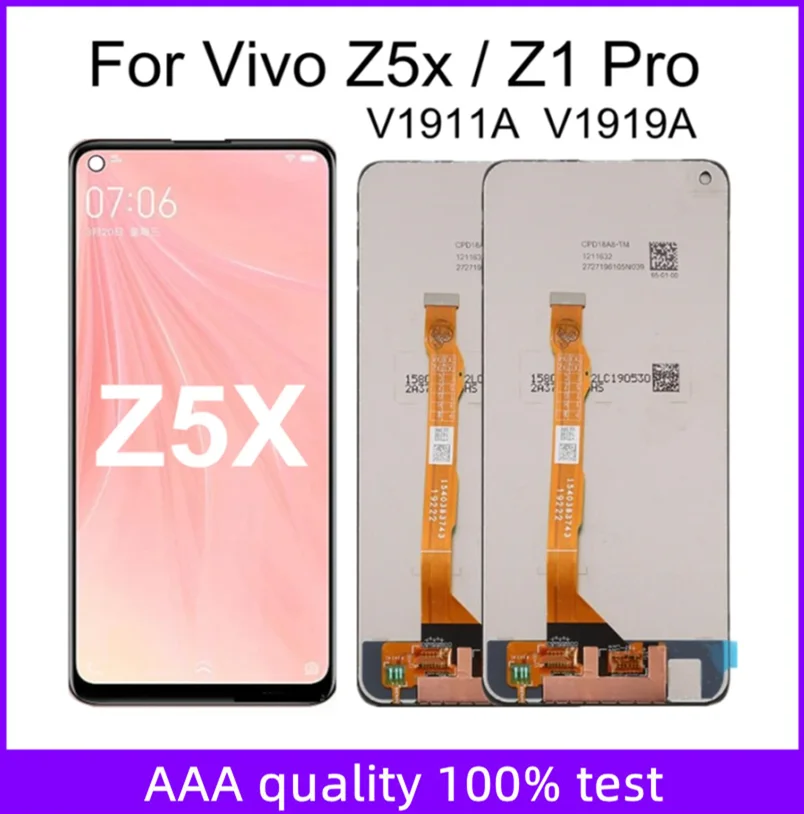 ЖК-дисплей 6,53 дюйма для Vivo Z5x V1911A V1919A, детали для замены ЖК-дисплея Vivo Z1 Pro