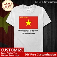 vietnam army t shirt diy custom jersey fans name number brand logo cotton t shirts men women loose casual sports t shirt