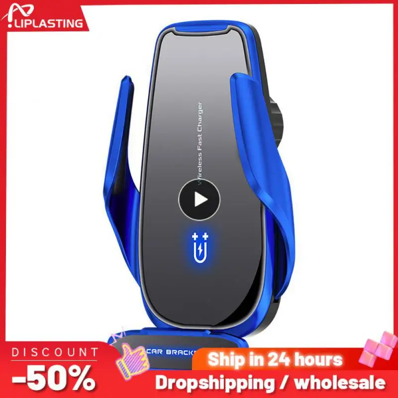 

Wireless Charging Car Phone Holder 15w Car Charger Stable Universal Infrared Sensor Air Vent Dashboard Support Car Accessories