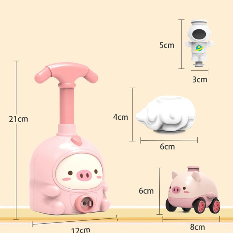 

Aerodynamic Car Air Power Flying Toy with Balloon & Launchers Baby Science Toy Wholesale