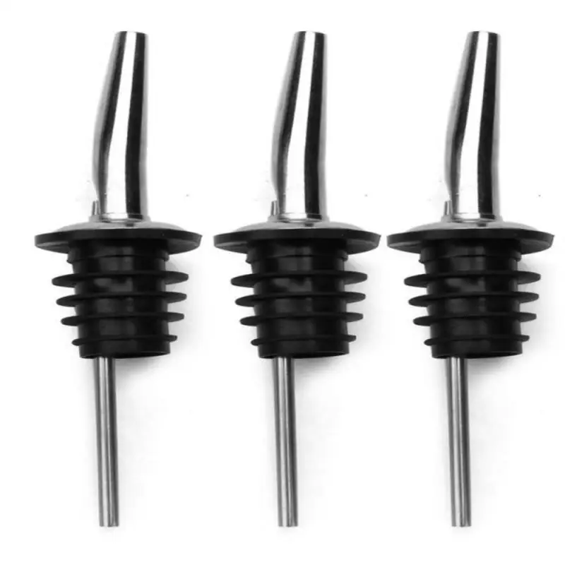 

Stainless Steel Wine Pourers Bottle Stopper Tapered Spout Flow Wine Bottle Pour Spout Drinks Quantitative Liquor Pouring Device