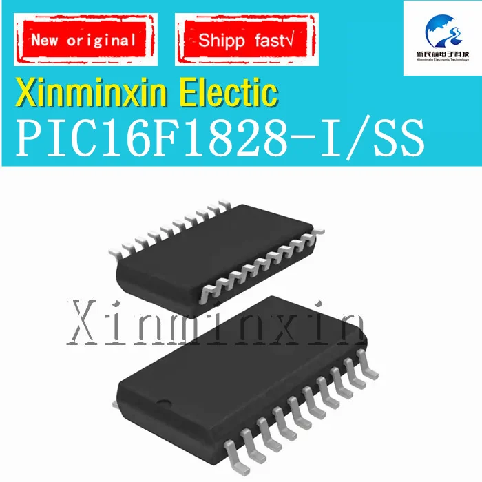 1PCS/lot PIC16F1828-I/SS SSOP20 IC chip New Original