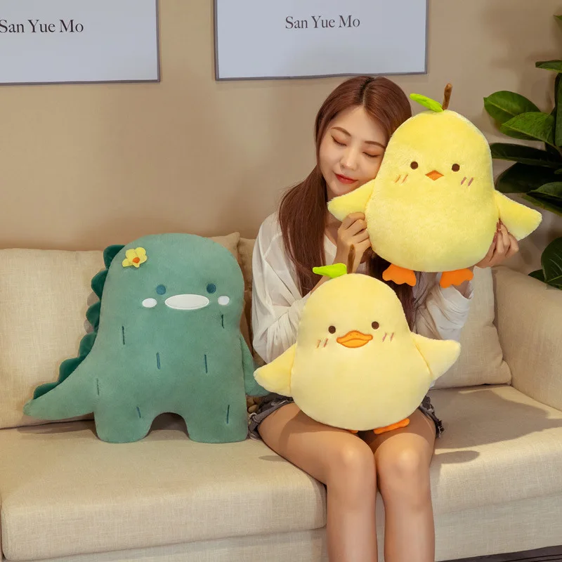 

Cartoon duck doll plush toy chick cactus doll girl sleeping pillow children comforting rag doll