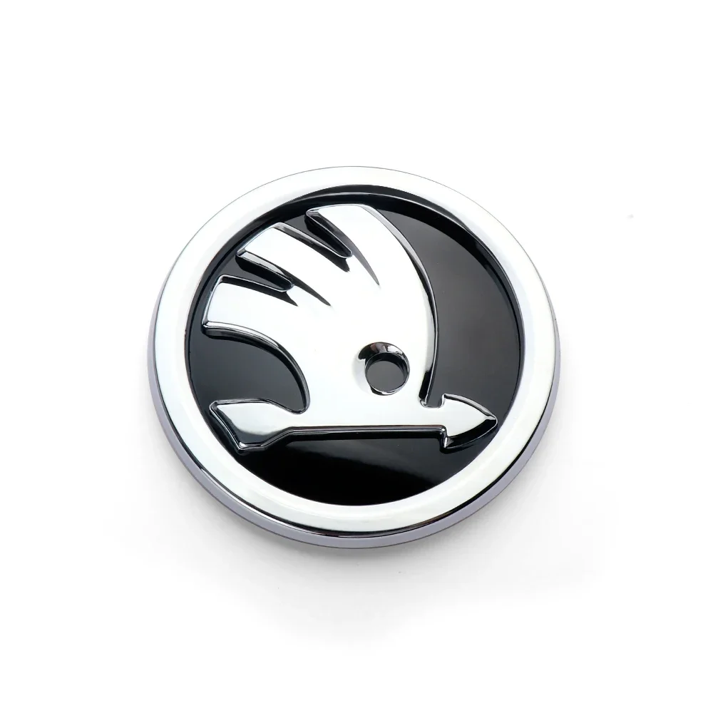 

Значок для багажника автомобиля 80/90/100 мм, значок для передней крышки багажника, наклейки для Skoda Kamiq Octavia RS Kodiaq GT Yeti Vision Karoq Vision