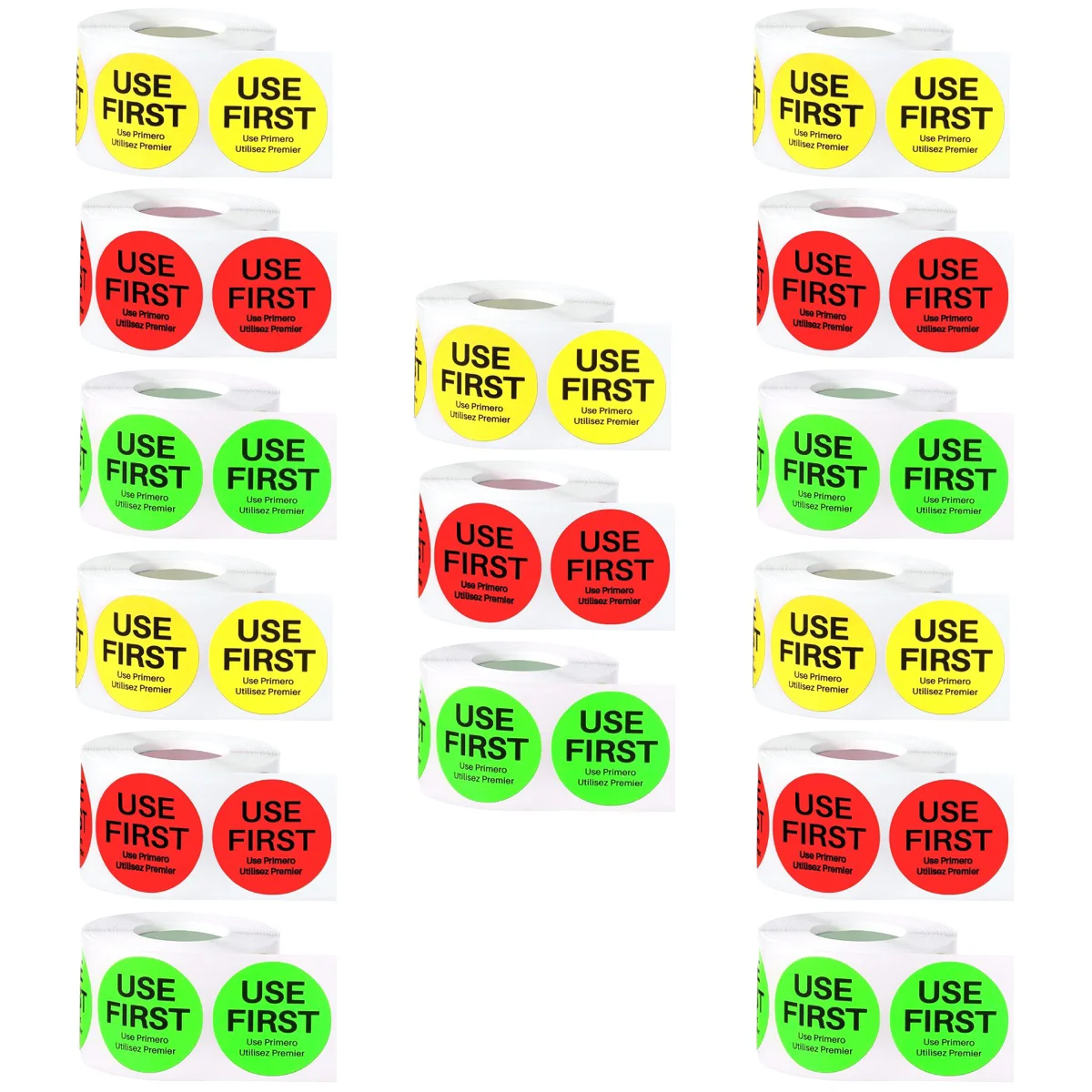 

rolls of "USE First" Stickers Restaurant Service Label Kitchen Labels