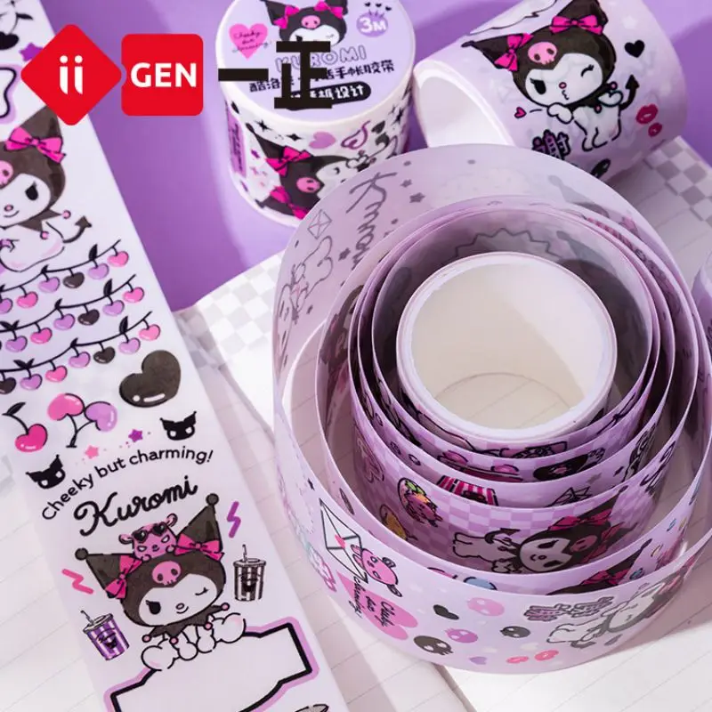 5 шт./набор декоративная лента Sanrio Kuromi 3 м