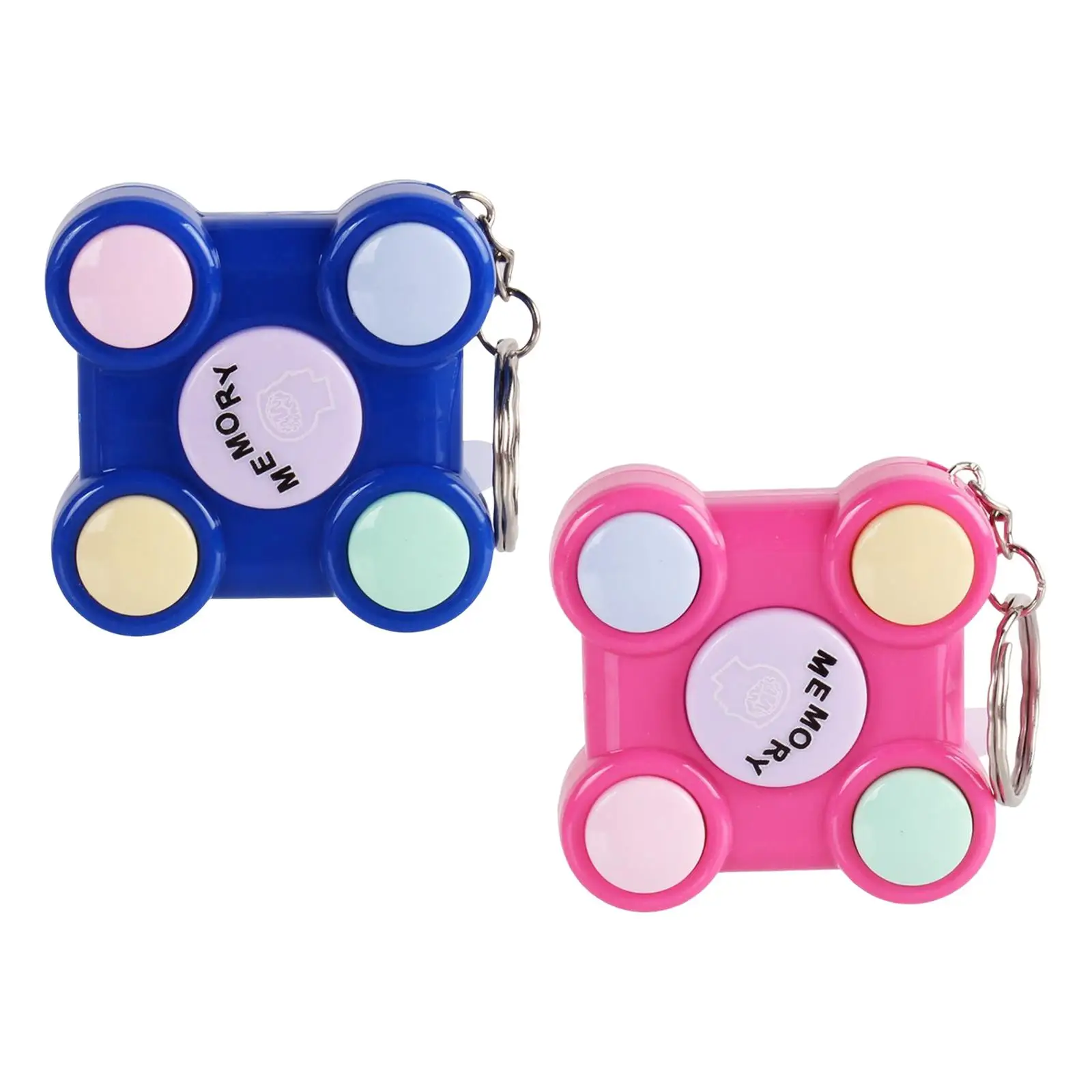 

Handheld Memory Game Mini Games Keychains Brain Teaser Game Color Memorizing Memory Training Puzzle Toy for Adults