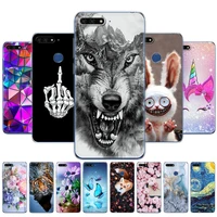 cases for huawei y6 2018 case 5 7 inch atu l21 cover for huawei y6 prime 2018 back cover protective soft touch tpu flower rose