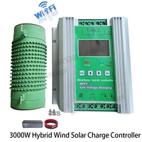 12v 24v 48v 3000w mppt hybrid wind solar charge booster controller 40a 50a 60a free dump load for 1500w wint turbine 1500w pv