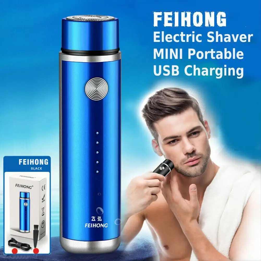 

Mini Electric Shaver for Men Portable Beard Trimmer Washable Travel Shaver USB Rechargeable Face Shaver Men's Shaving Tools