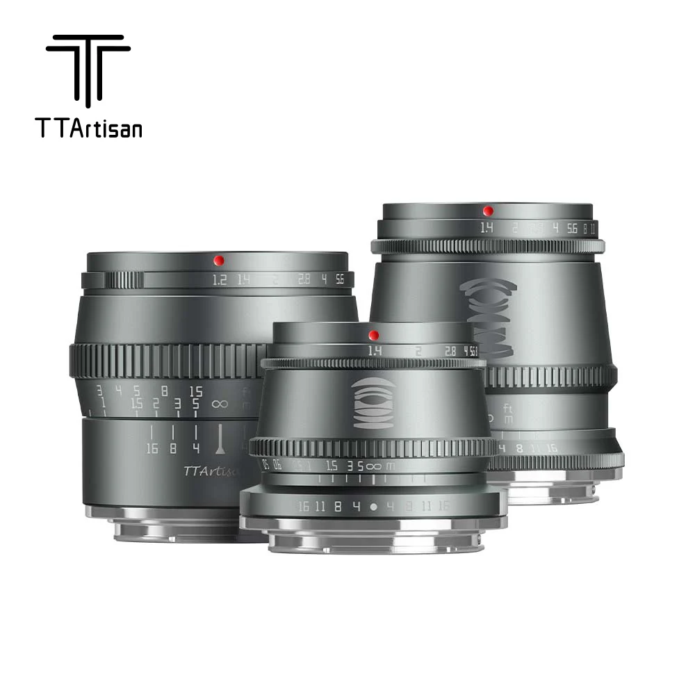 

TTArtisan Limited Version Set Lens 17mm F1.4 35mm F1.4 50mm F1.2 for SONY E FUJI X Canon M Panasonic Olympus M43 Mount