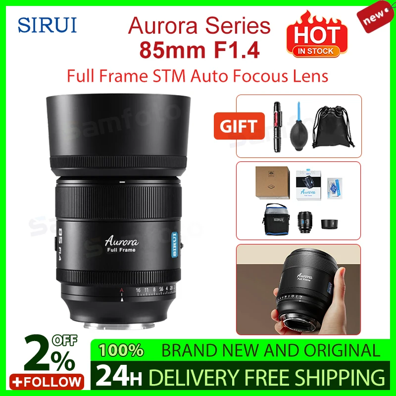 Полнокадровый объектив SIRUI 85 мм F1.4 для камеры Sony E Nikon Z Fujifilm X Mount