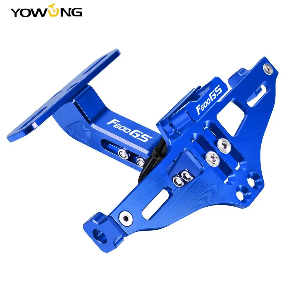 

FOR BMW F800GS F 800 F800 GS 2008-2023 Motorcycle Fender Eliminator Adjustable License Plate Holder Bracket LED