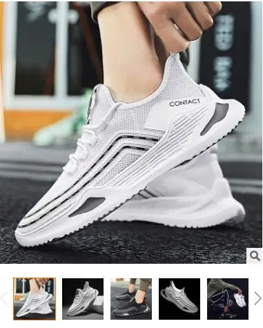 

2021 White boys cheap flat comfortable shoes men autumn spring fashion shoes