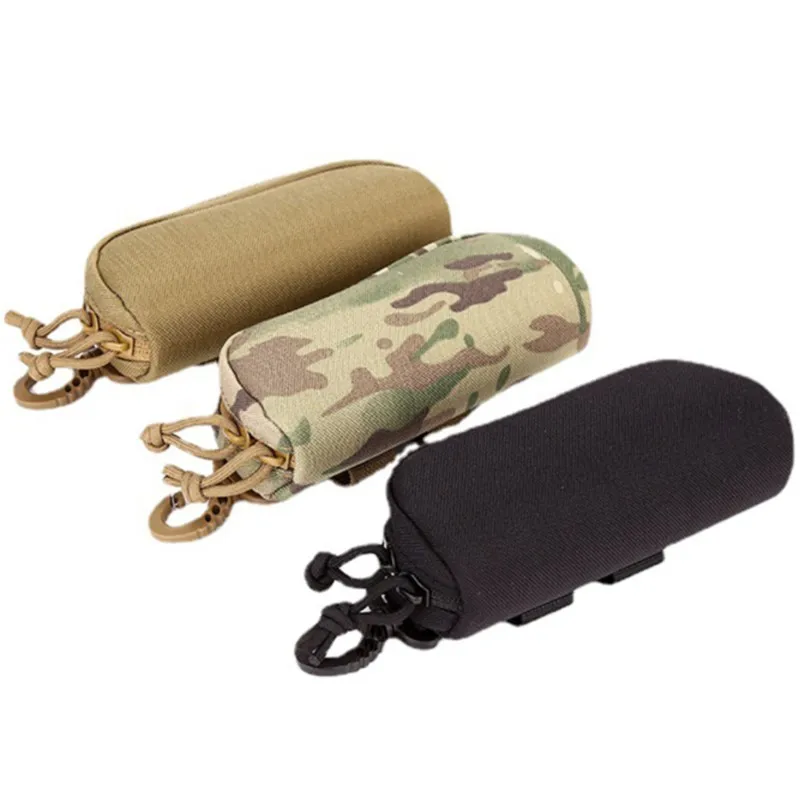 

Outdoor Hunting Sunglasses Case Military Molle Pouch Goggles Storage Box High Quality 1000D Nylon Hard Eyeglasses Bag New