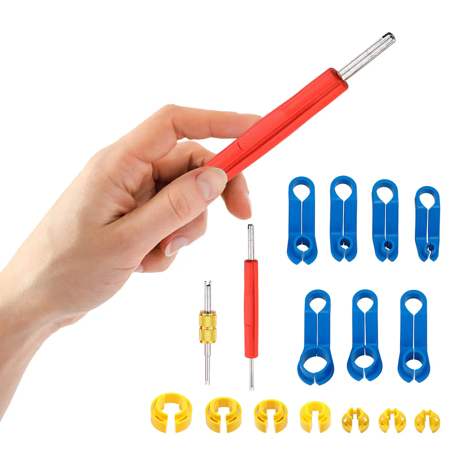 

16 Pcs/Sets Car Oil Line Disconnect Tool Air Conditioner Transmission Oil Cool erLine Tools Compressor Fuel Pipe Snap Removal