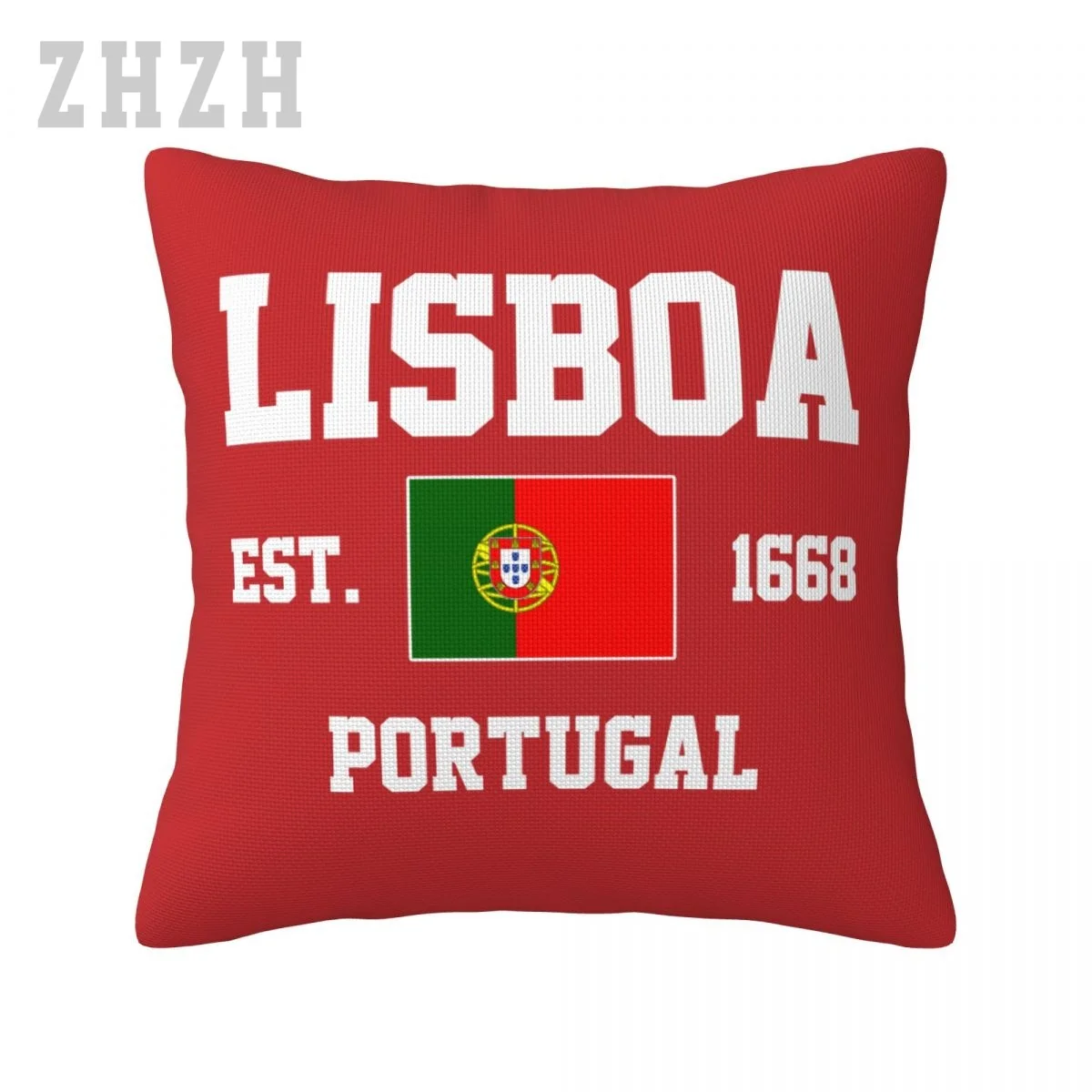 Льняные наволочки, Португалия EST.1668, Лиссабон-столица, наволочка для диванной подушки, домашний декор для семьи