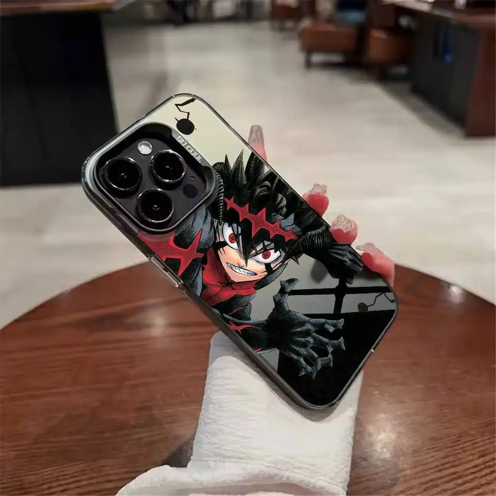 Чехол для телефона с аниме-дизайном A-Asta Black Clover для iPhone 17, 16, 15, 14, 13, 12, 11, Mini, Pro, E, MAX, матовый, белый, в стиле «белые конфеты» (art.: 3920d7f117ced) - 3920d7f117ced