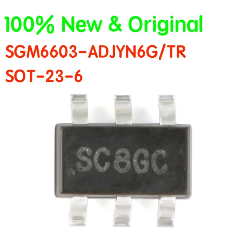 

10PCS/LOT SGM6603-ADJYN6G/TR SOT-23-6 Silkscreen SC8 DC-DC Boost Converter Original 100% New & Original