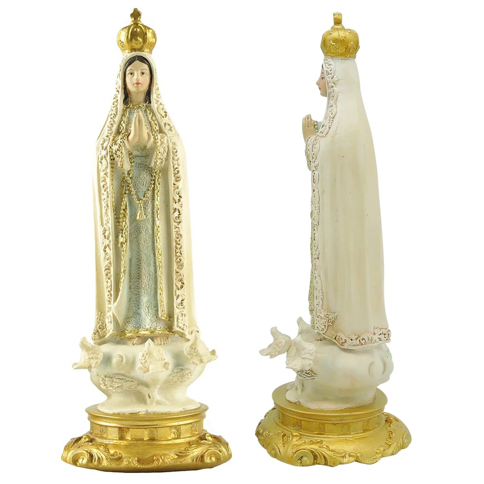 

Resin Our Lady Of Fatima Statue Catholic Our Lady Of Fatima Statue For Home Or Chapel Collectible Figurine For Home Decoration