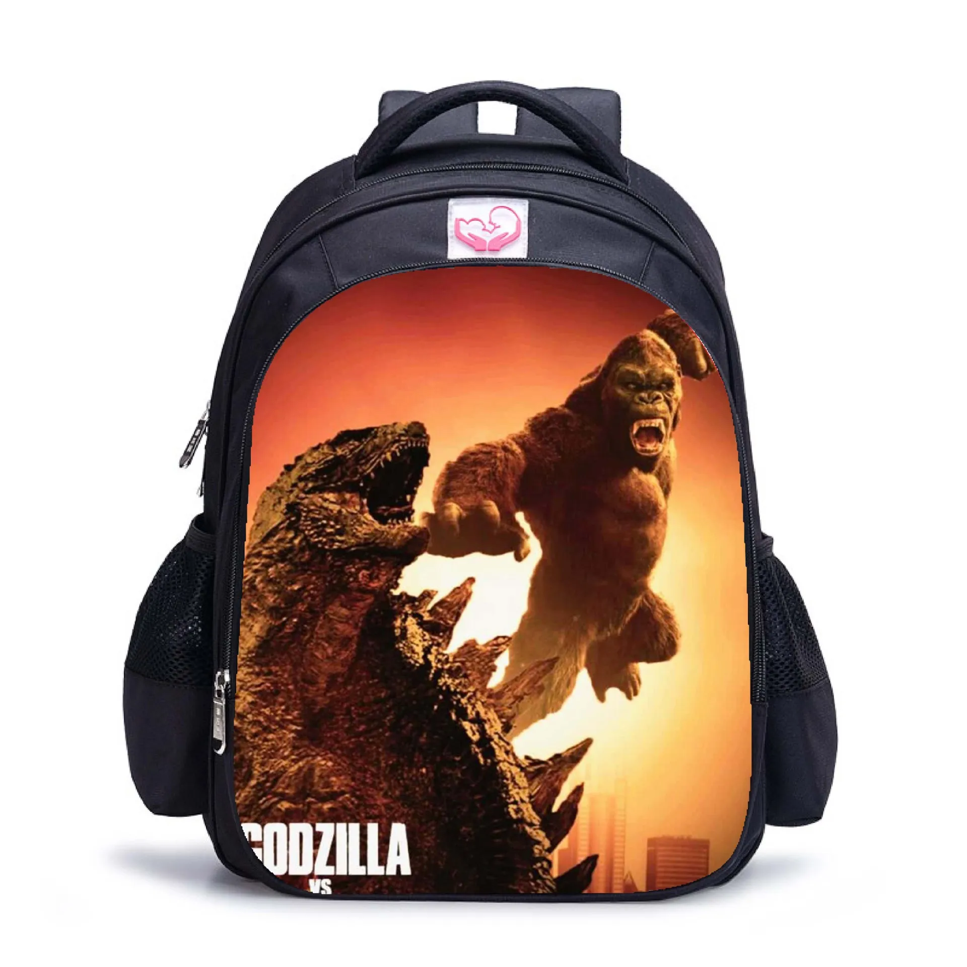 Рюкзак Godzilla Vs King Kong для маленьких мальчиков школьный ранец с мультипликационным
