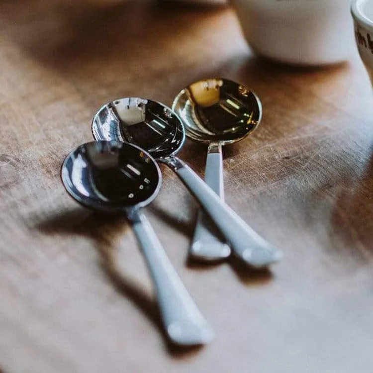 

Brewista Stainless Steel 304 Espresso Coffee Cupping Spoon Fancy Measuring Cup Spoons Ti-Black Gold