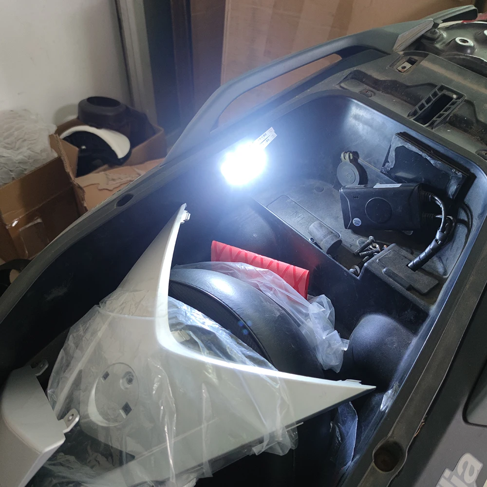 Аксессуары для YAMAHA NMAX NVX 125 155 2023 ночник заднего багажника бокс хранения сиденья